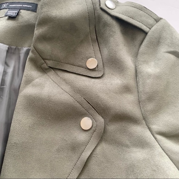 INC International Concepts Bomber Jacket Medium New - Picture 3 of 9